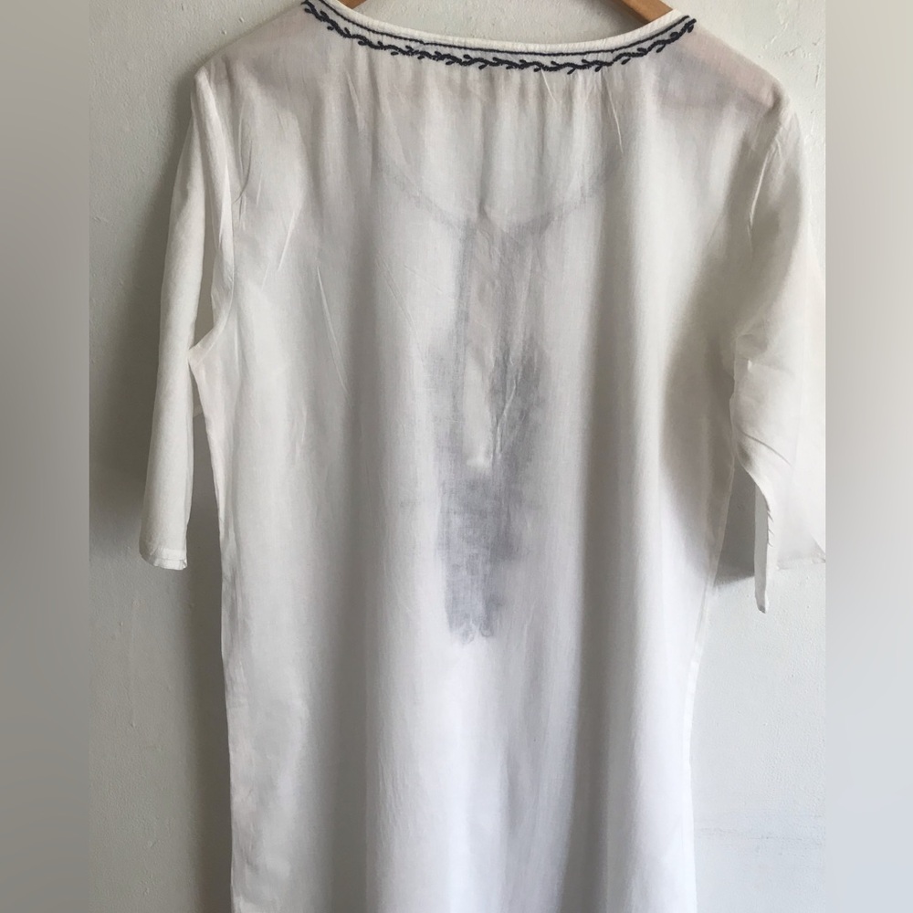 DELFINA Swimwear Embroidered Cover Up - Picture 4 of 10